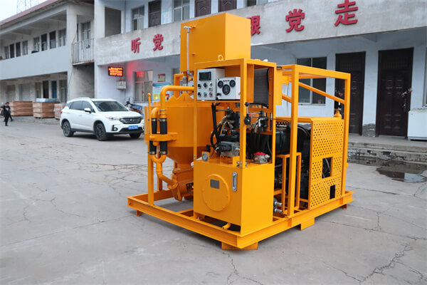 Jet grouting machine with complete set