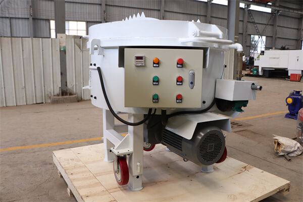 Refractory pan mixture machine