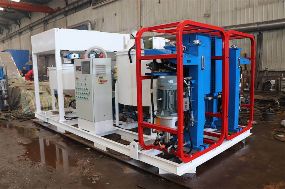 High-pressure compact jet grouting unit