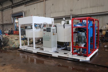 High-pressure jet grouting pump station for underground projects