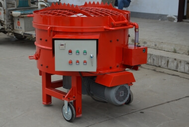 Capacity 250 kg refractory pan mixture machine