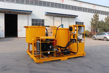 High speed grout mixer machine to prepare shrink grout