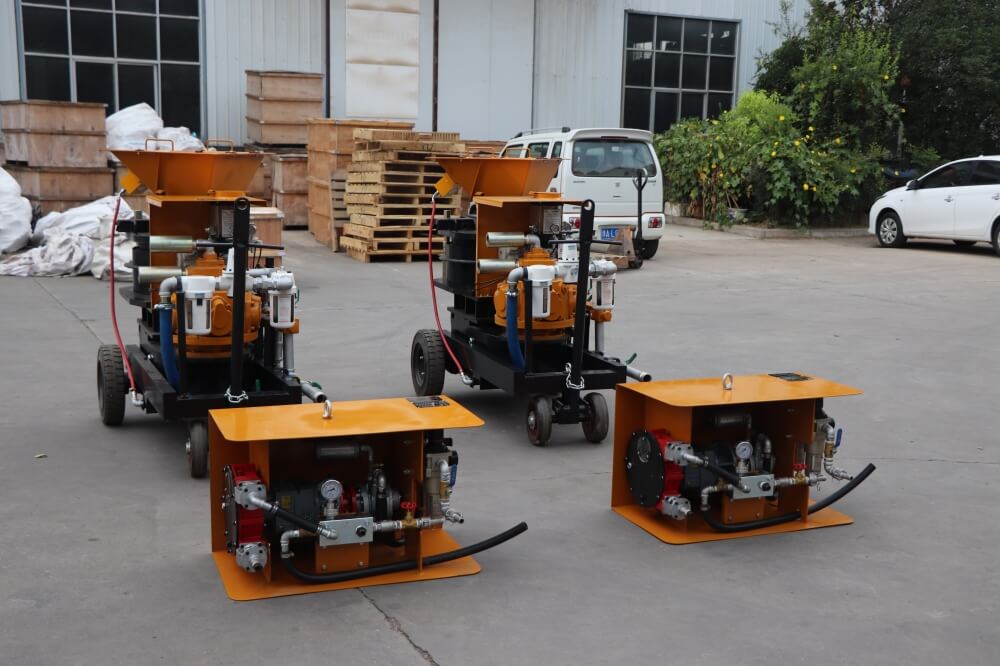 gunite concrete machine