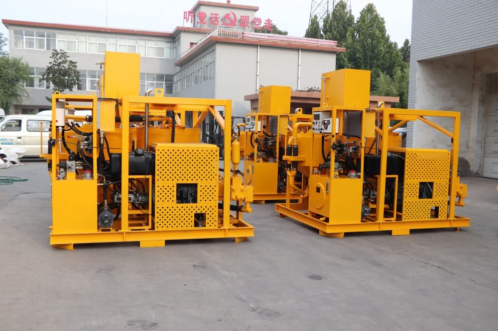 grouting machine for crack-filling