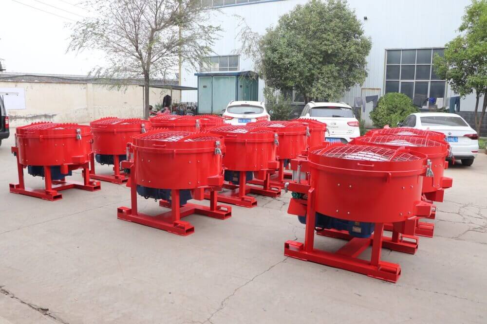 refractory pan mixer factory