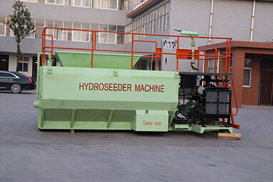 Truck mounted hydromulcher units