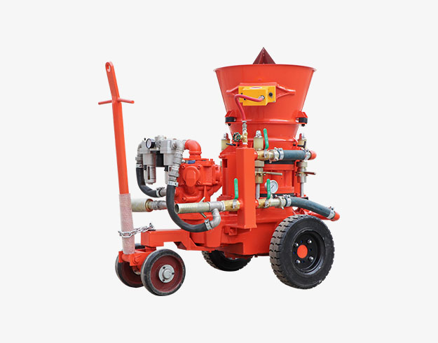 pneumatic furnace gunning machine for refractory material