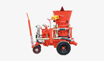 pneumatic refractory gunning machine