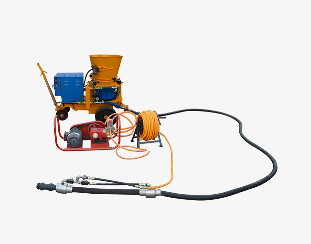 electric motor refractory gunning machine