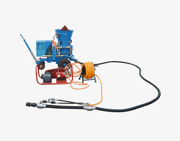 electric motor refractory gunite machine