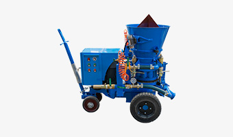 electric refractory gunite machine