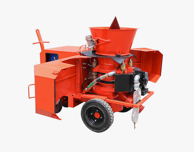 electric motor refractory gunning machine