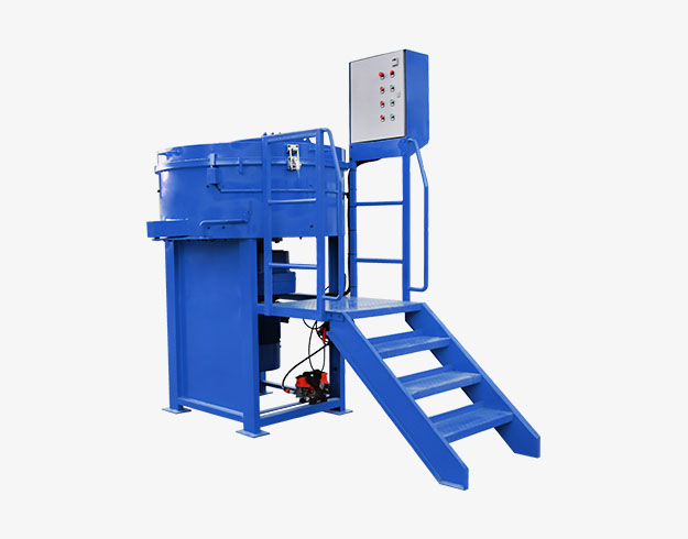 800kg capacity refractory castable pan mixer