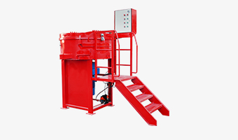 800kg capacity refractory castable pan mixer