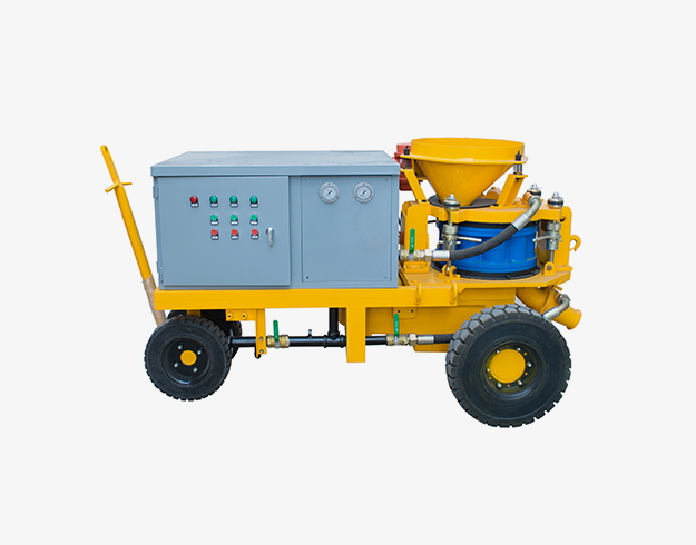 wet-mix shotcreting machine for wall