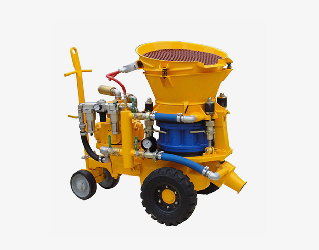 anti-explosion dry way shotcrete machine