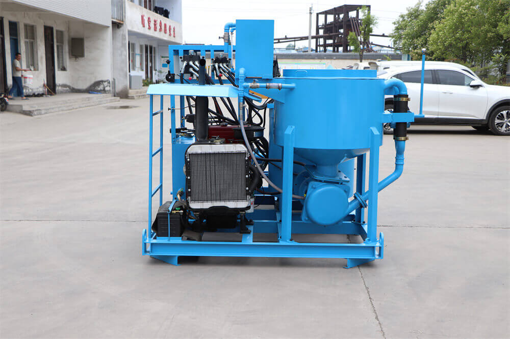 diesel engine-driven grouting mixing pump